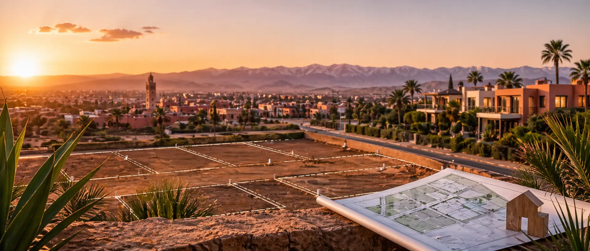 Investir dans un terrain à Marrakech en 2026 : prix, zones stratégiques et opportunités